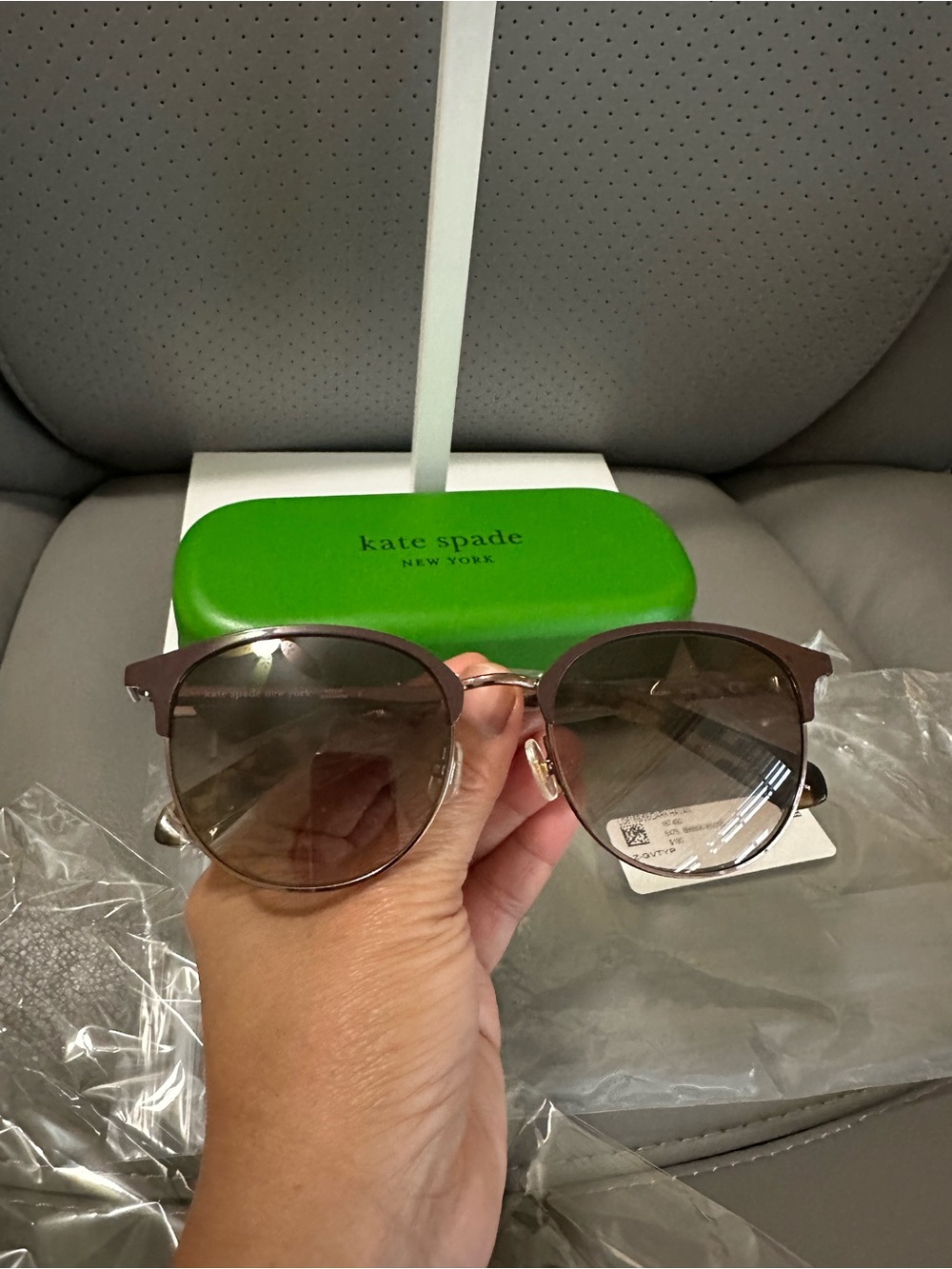 Kate Spade Women’s Dark Havan Sunglasses, New with Tag, MSRP $190